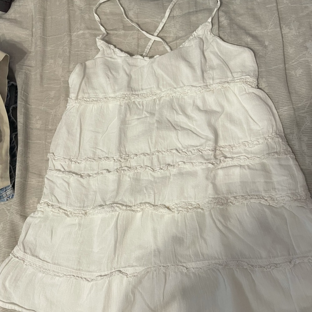 Hollister ruffle tank top
